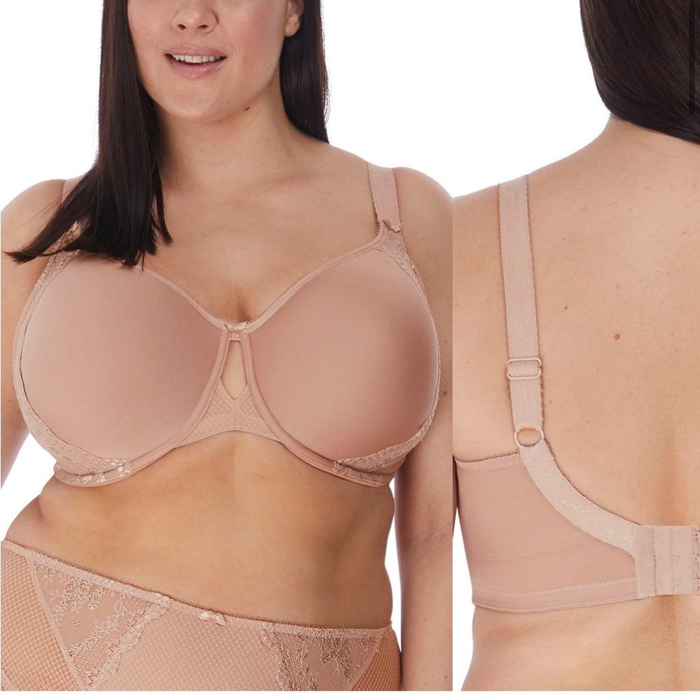 Elomi Full Fit Molded Underwire Bra in FAWN, Size 34GG (7D US)